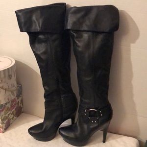 Jessica Simpson Zera black above knee boots #7.5B